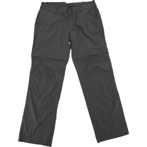 BC Clothing Women's Expedition Pants: Tear Away Pants / Dark Grey / Size Large
