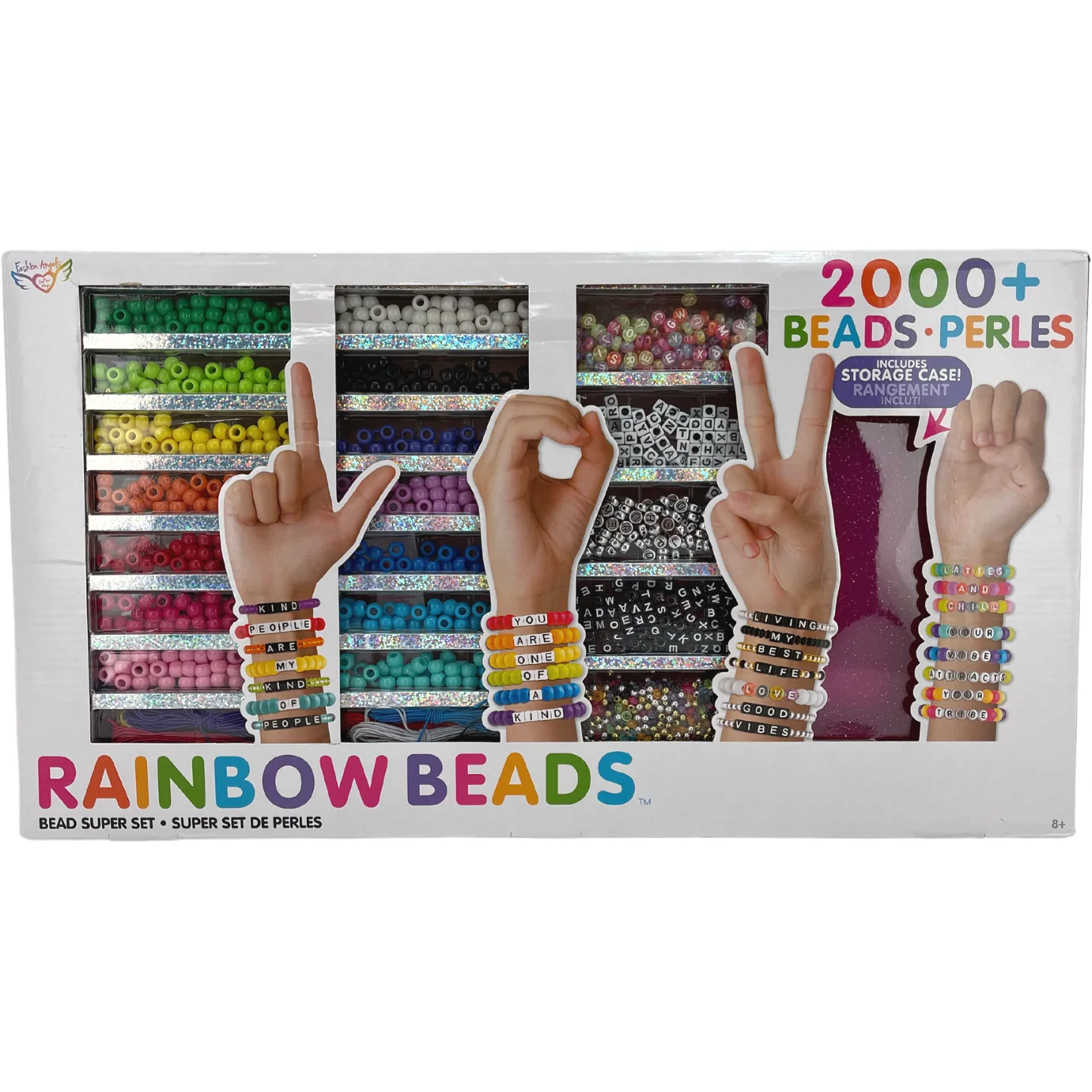 Fashion Angels Rainbow Beads Set / Rainbow Beads Super Set / 2000+