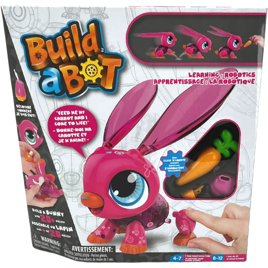 Build A Bot: Bunny / Robot / Pink / Ages 4+