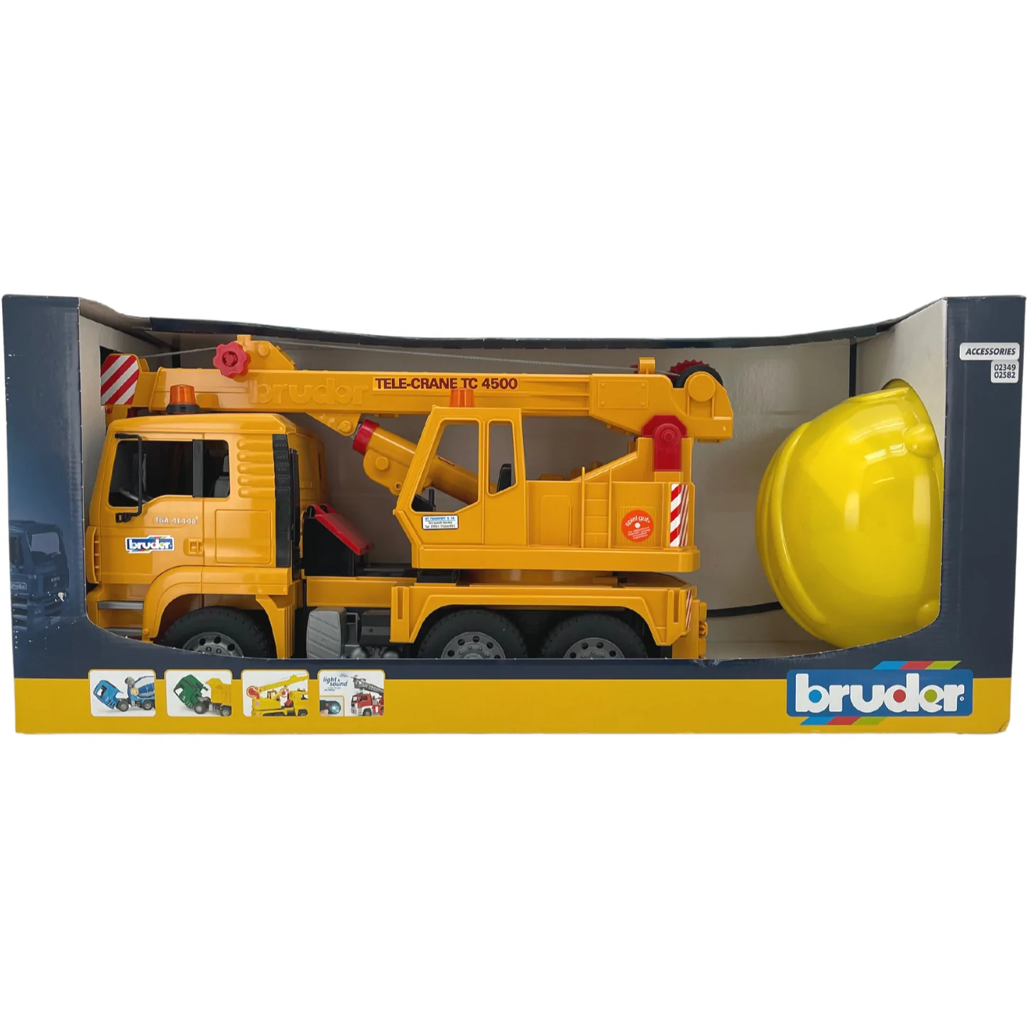 Bruder Tele-Crane TC 4500 with Hard Hat / Large Toy / Construction Toy **DEALS**
