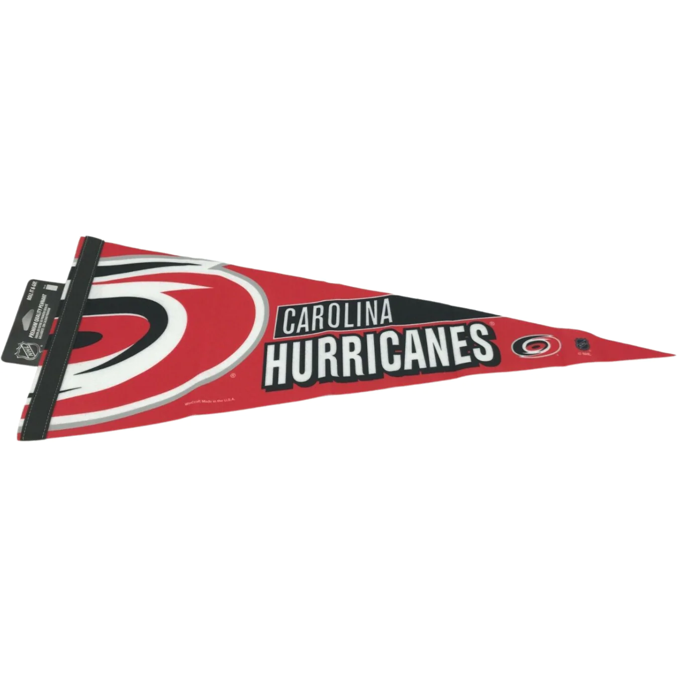 NHL Premium Quality Pennant / Carolina Hurricanes / NHL Team Pennant / Hurricanes Room Decor