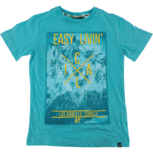 Amplify Boy's T-Shirt / Easy Livin' Los Angeles / Light Blue & Yellow / Various Sizes