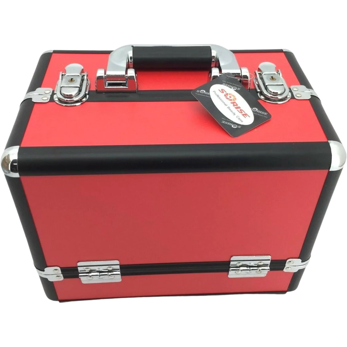 Sorise Professional Beauty Case / Make Up Case / Red