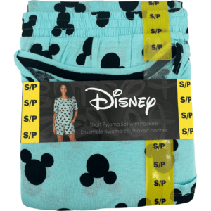 Disney Women's Pyjama Set / 2 Piece Set / Blue / Size Small