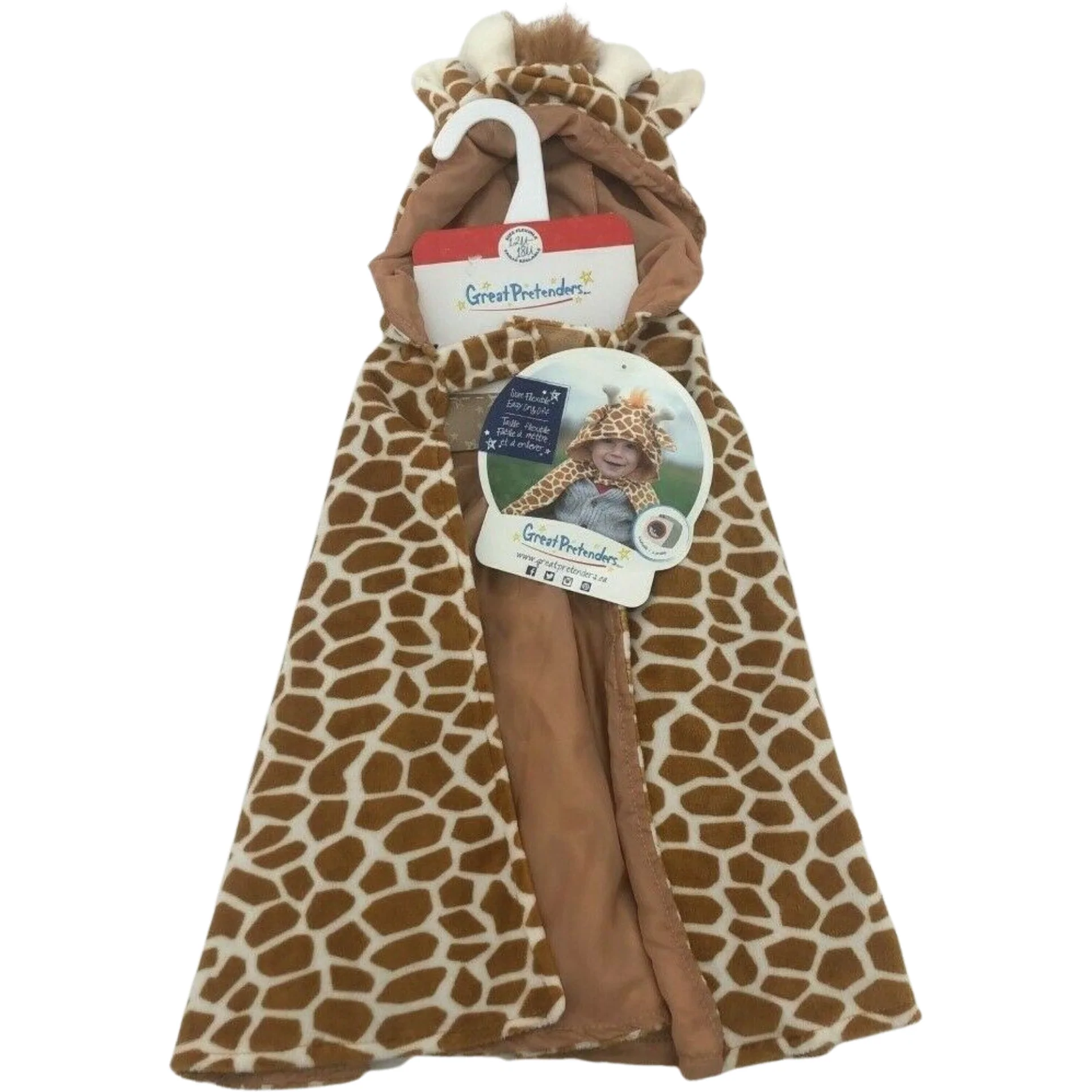 Great Pretenders Infant's Costume / Giraffe Cape / Dress Up / Pretend Play