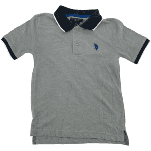 U.S. Polo Assn. Boy's T-Shirt / Grey Polo Shirt / Size 5/6