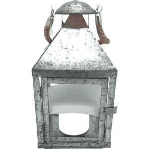 Metal Decor Lantern / Flameless Candle / Rustic