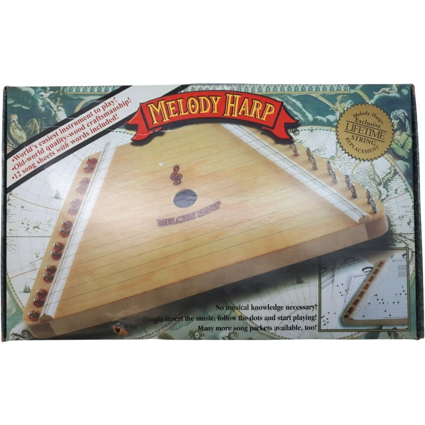 1st Note Melody Harp / Musical Instrument / Instrument with Sheet Music **DEALS**