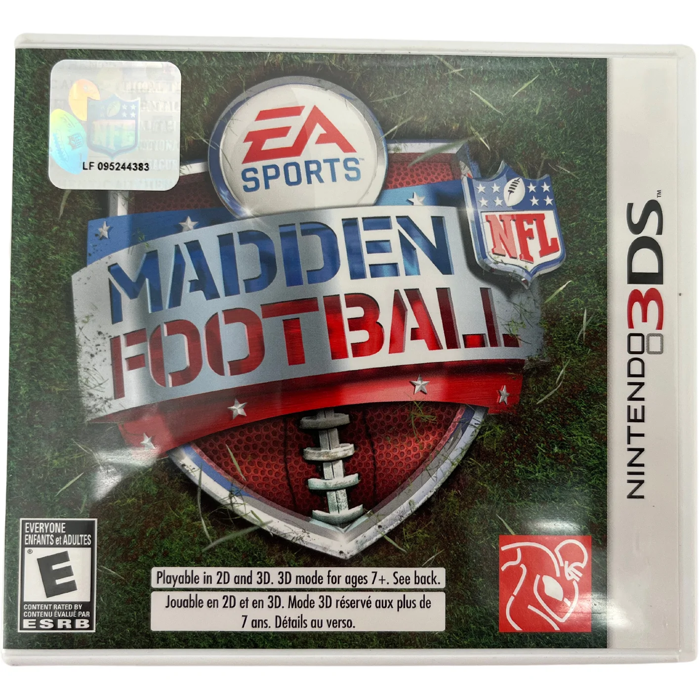Nintendo 3DS Madden Football Video Game: NFL EA Sports / Video Game
