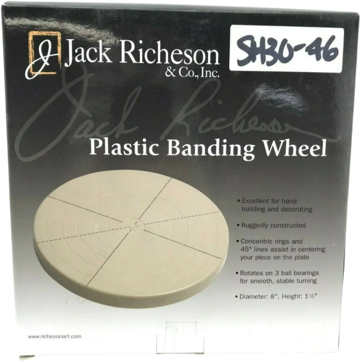 Jack Richeson Plastic Banding Wheel / Clay Crafting Wheel / Taupe