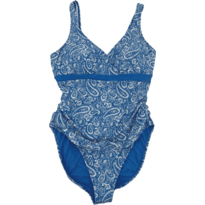 Lolë Women's Bathing Suit / One Piece Swim Suit / Blue & White / Various Sizes
