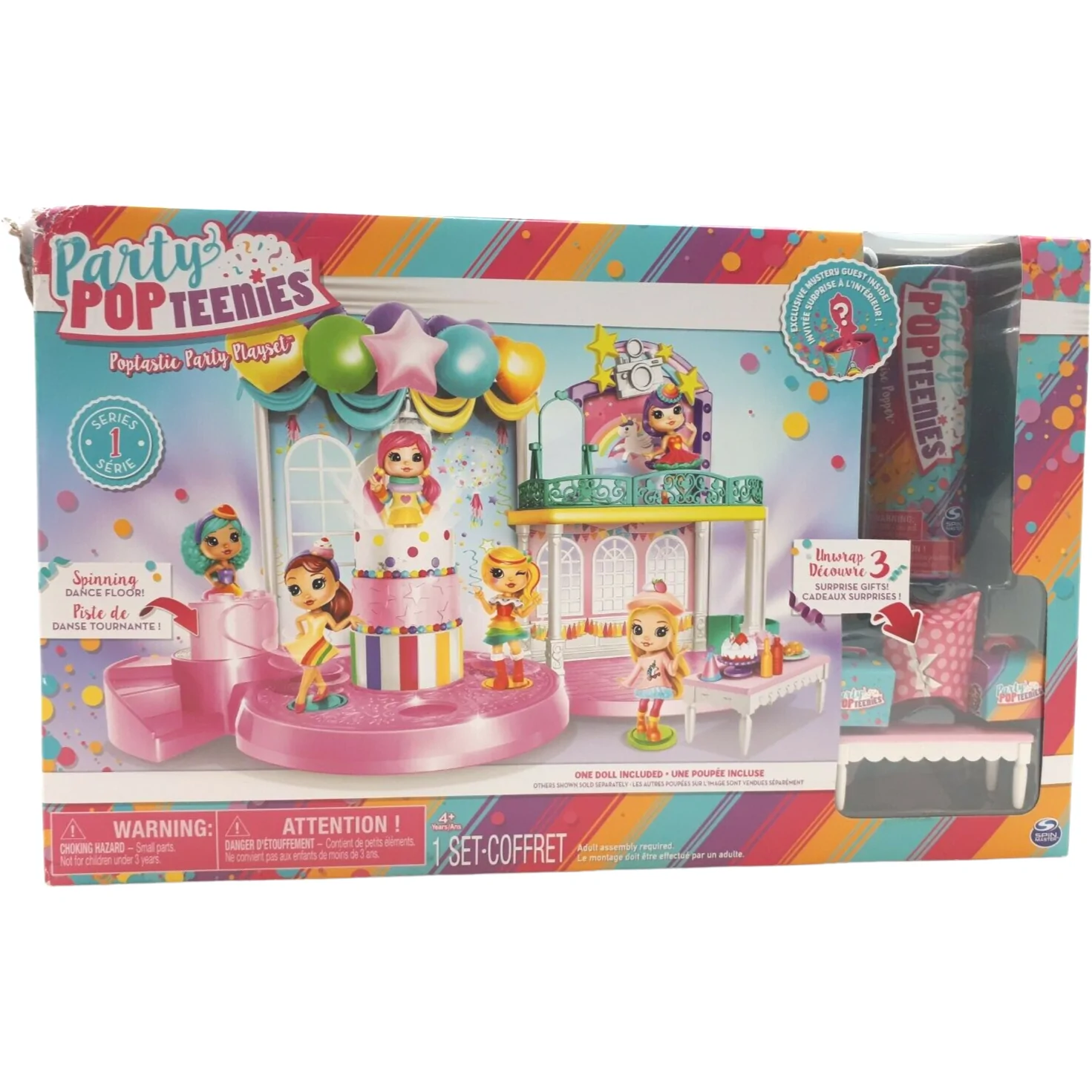 Party Pop Teenies Poptastic Party Playset / Series 1 / Ages 4+ **Deals**