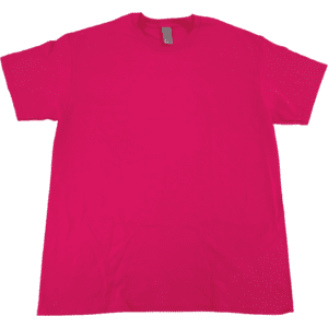 Gildan Women's T-Shirt / Basic Tee / Bright Pink / Size Large **No Tags**