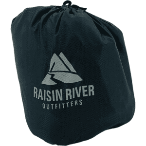 Raisin River Camping Pillow / Self-Inflating Travel Pillow / 15.5" x 11" x 5.75"