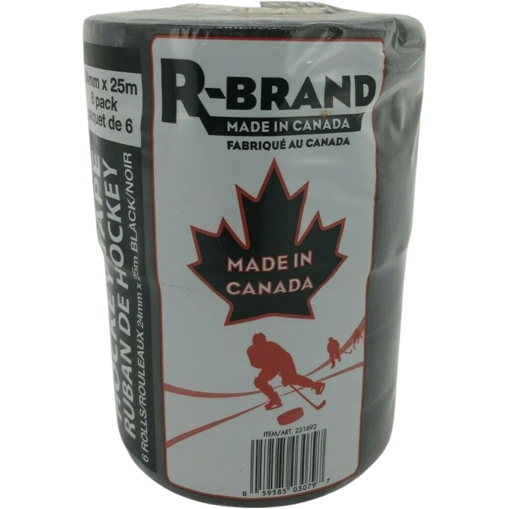 R-Brand Hockey Tape / 6 Pack / Black Tape **DEALS**