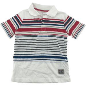 Toughskins Boy's T-Shirt / Stripes / Red, White & Blue / Size Large