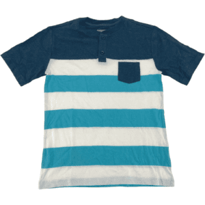 Roebuck & Co Boy's T-Shirt / Stripes / Blue & White / Various Sizes