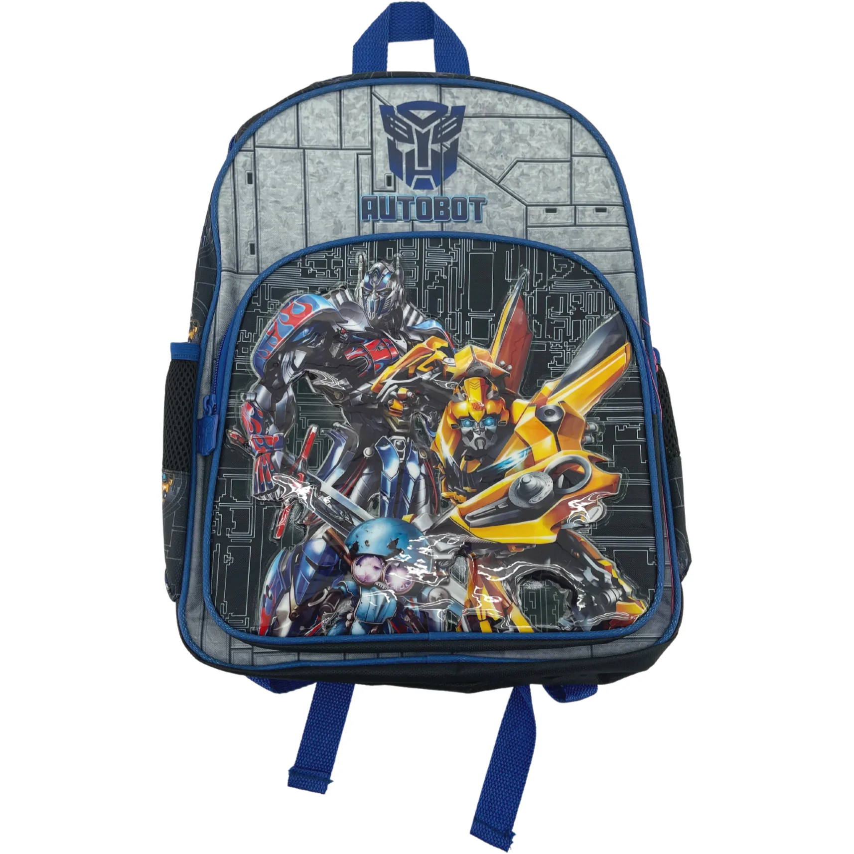 Heys Transformers Kid's Backpack / Autobot Themed Book Bag / Back to School / Blue & Grey