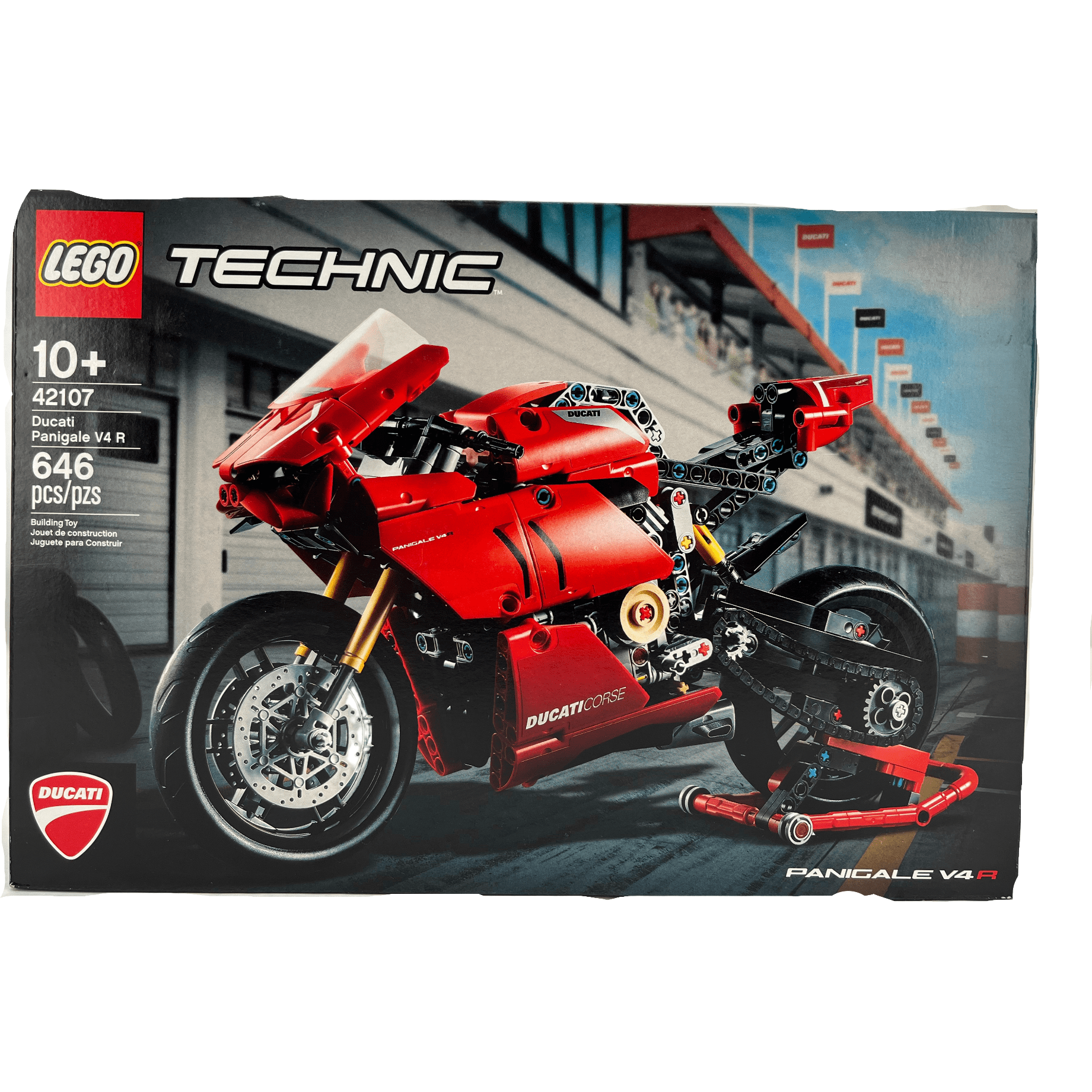 Lego Technic Ducati Panigale V4 R Building Set: 42107 / 646 pieces / 10+