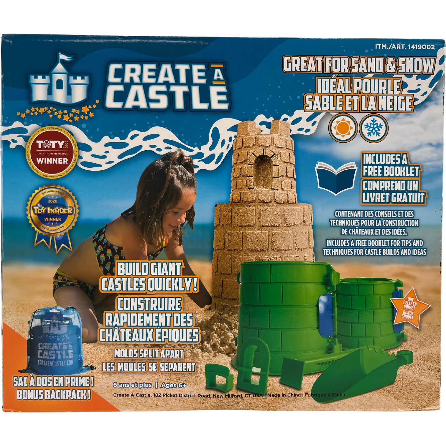 Create A Castle Building Set: Snow or Sand Outdoor Building Set