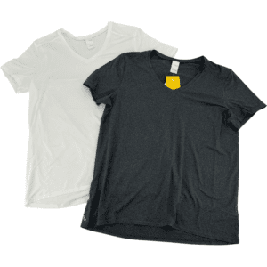 Lole Women's T-Shirts: Women's Activewear / 2 Pack / Grey & White / Various Sizes