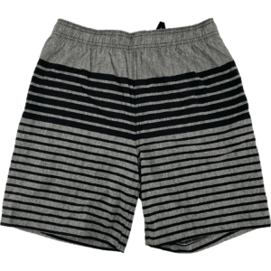 Kirkland Men's Swim Shorts: Swim Trunks / Grey / Striped / Various Sizes