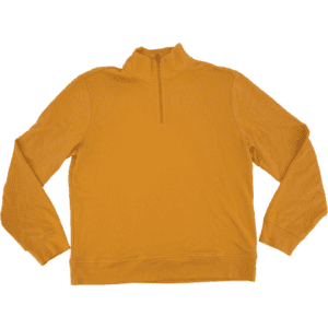 Amazon Essentials Men's Quarter Zip Shirt / Yellow / Size Large **No Tags**