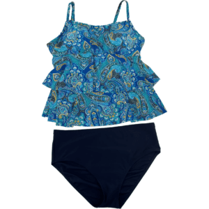 Christina Women's Bathing Suit: Tankini / Women's Swim Suit / Blue / Various Sizes
