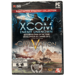 XCOM Enemy Unknown & Civilization Video Game / PC DVD Video Game