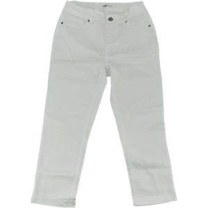 Up Crop Women's Pull On Cropped Pants / White / Various Sizes