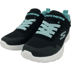 Skechers Girl's Running Shoe / Black & Blue / Various Sizes