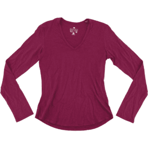 Seg'ments Women's Long Sleeve Shirt / Berry / Size XSmall