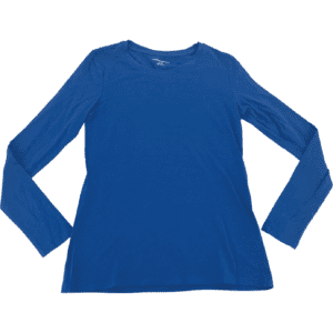 Amazon Essentials Women's Long Sleeve Shirt / Blue / Size Small