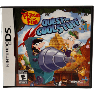Nintendo DS Video Game / Quest for Cool Stuff / Featuring Phineas and Ferb **OPENED**