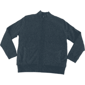 Emanuel Men's Zip Up Sweater / Fleece Lined / Dark Grey / Various Sizes
