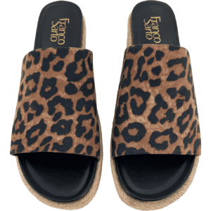 Franco Sarto Women's Sandals / Summer Wedges / Cheetah Print / Tola / Size 8M