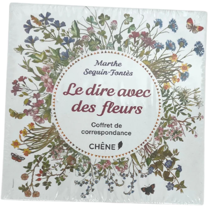Chêne Marthe Sequin-Fontes Le dire avec des fleurs Greeting Cards / French / 30 Cards