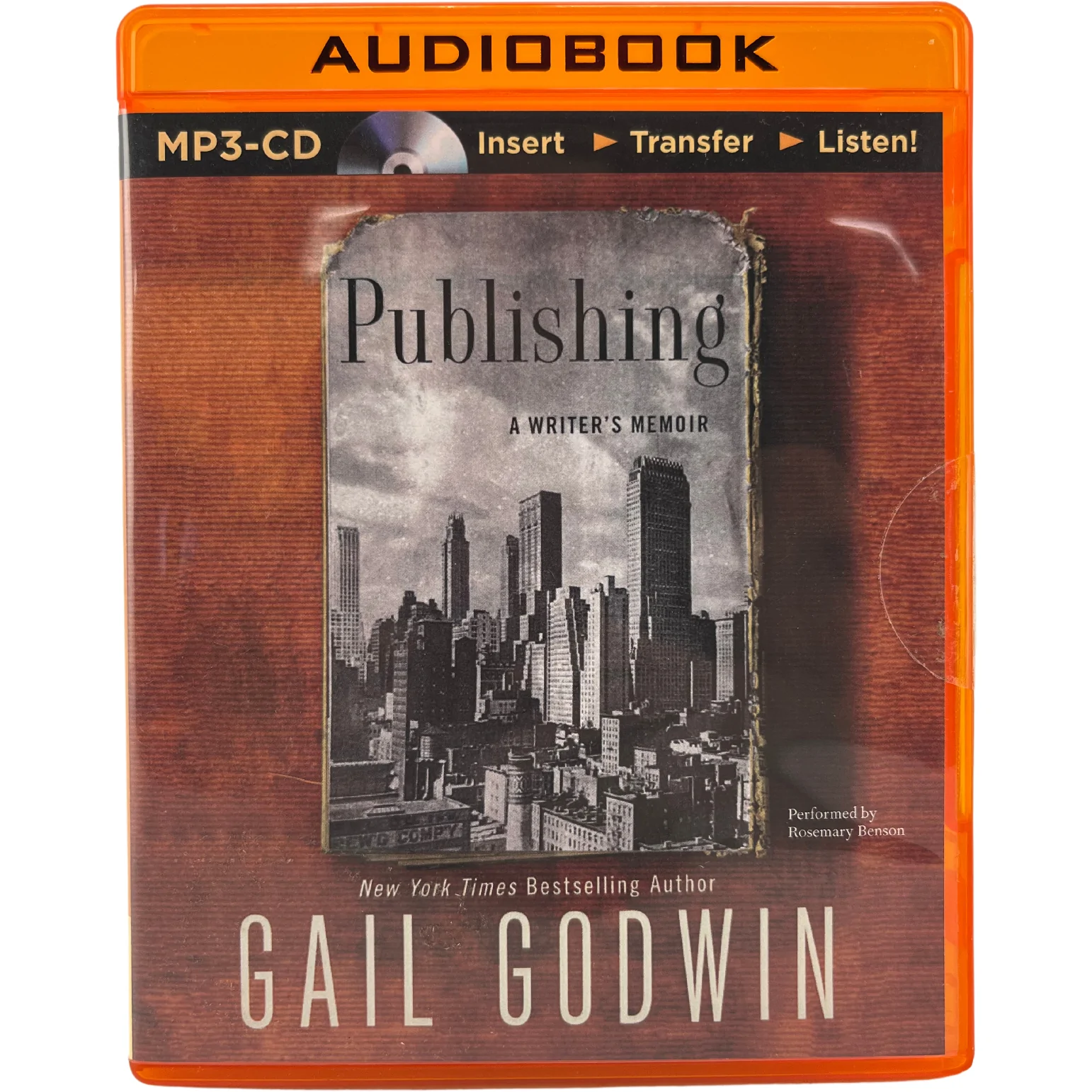 Audio Book Publishing A Writer's Memoir / Author Gail Godwin / MP3