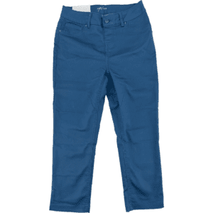 Up! Women's Capri Pants: Denim Style / Cropped Pants / Blue / Various Sizes