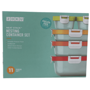 Zoku Stacking Containers / Lunch Containers / Tupperware Container / 5 Containers / Ice Pack / Small, Medium & Large **DEALS**
