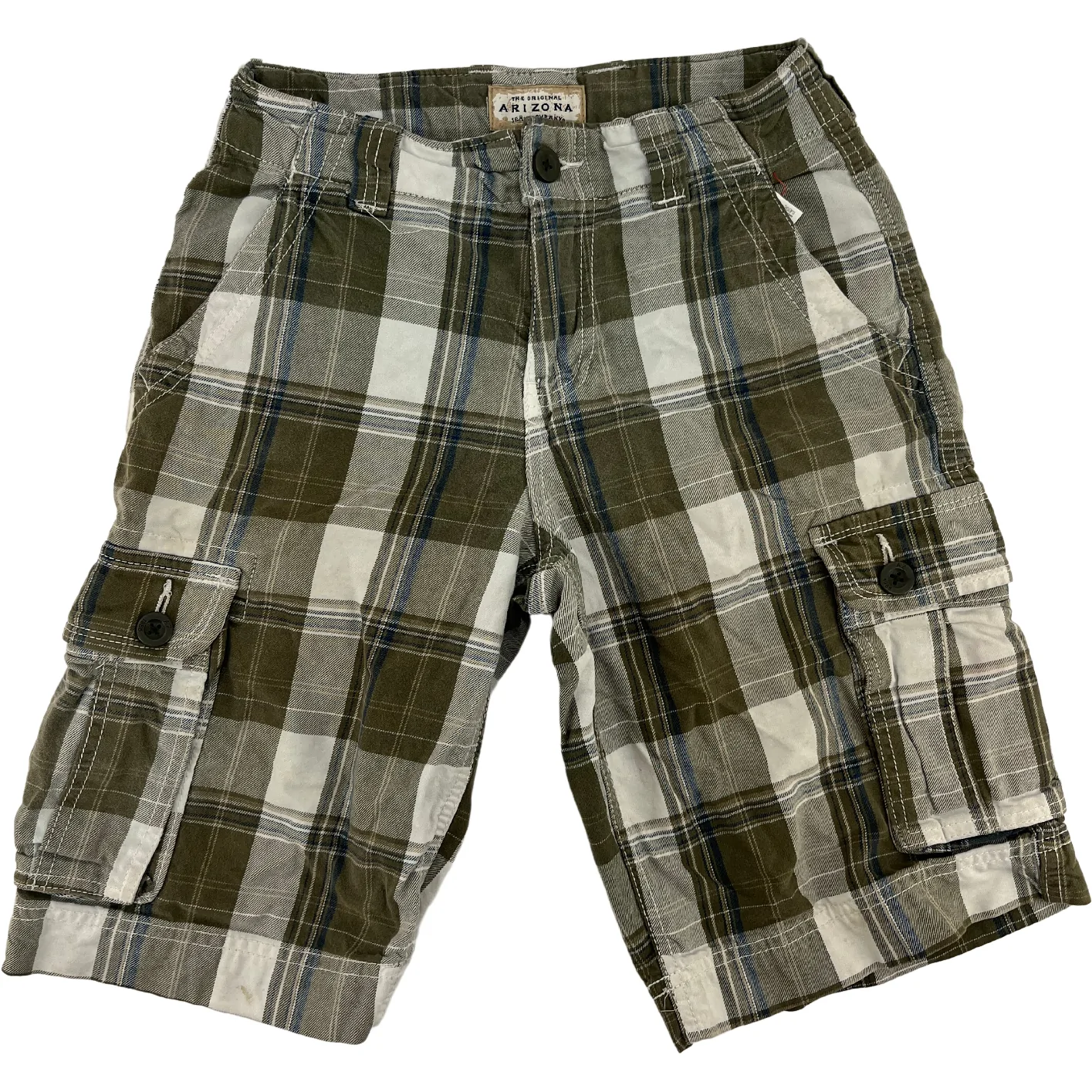Arizona Jean Company Children's Shorts / Boy's Cargo Shorts / Plaid / Size 12