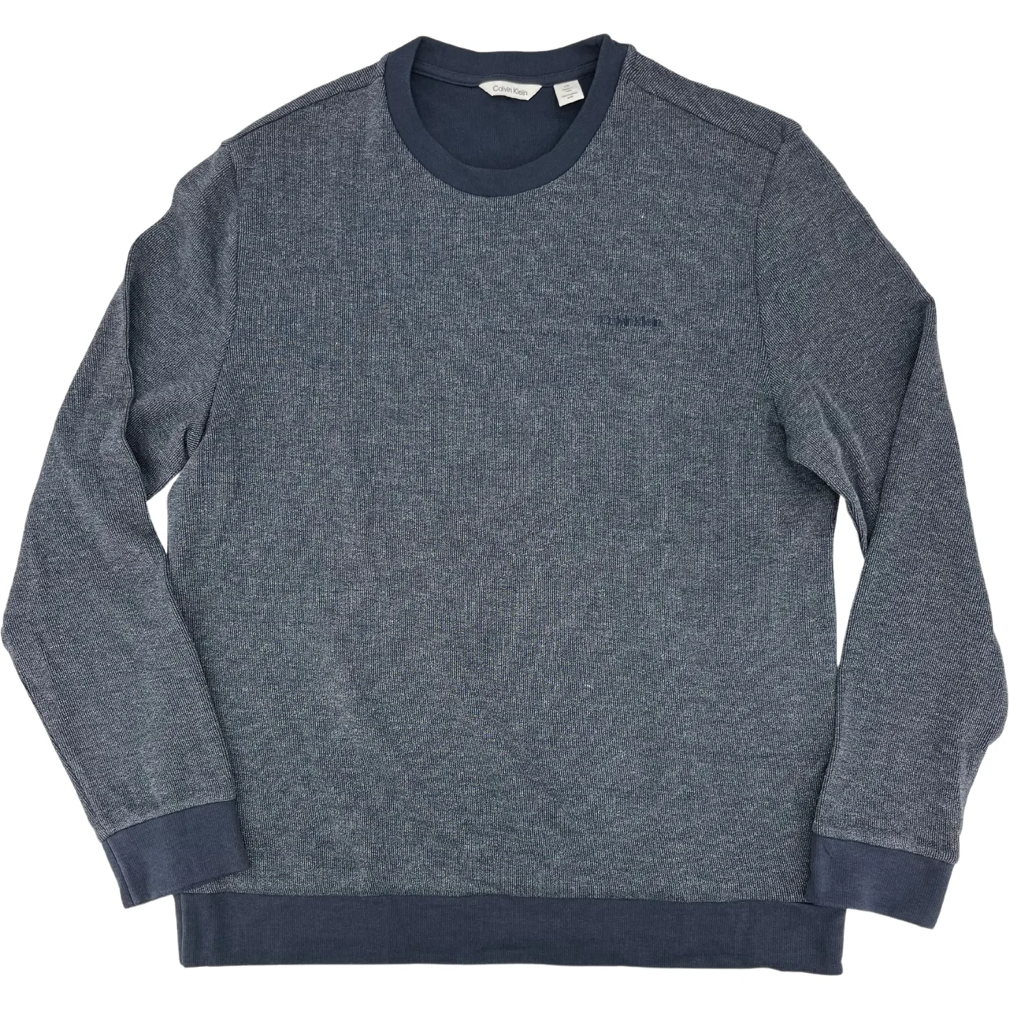 Calvin Klein Men's Sweater / Long Sleeve Shirt / Navy Blue / Various Sizes