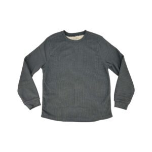 BC Clothing Men's Grey Fleece Lined Heritage Shirt