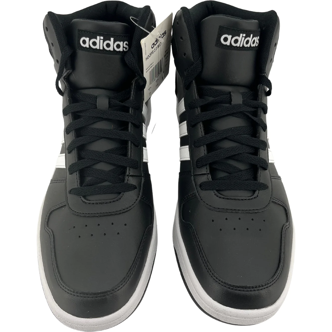 Adidas Men's Shoes / Hoops 2.0 Mid / Black / Basketball Shoe / Size 13