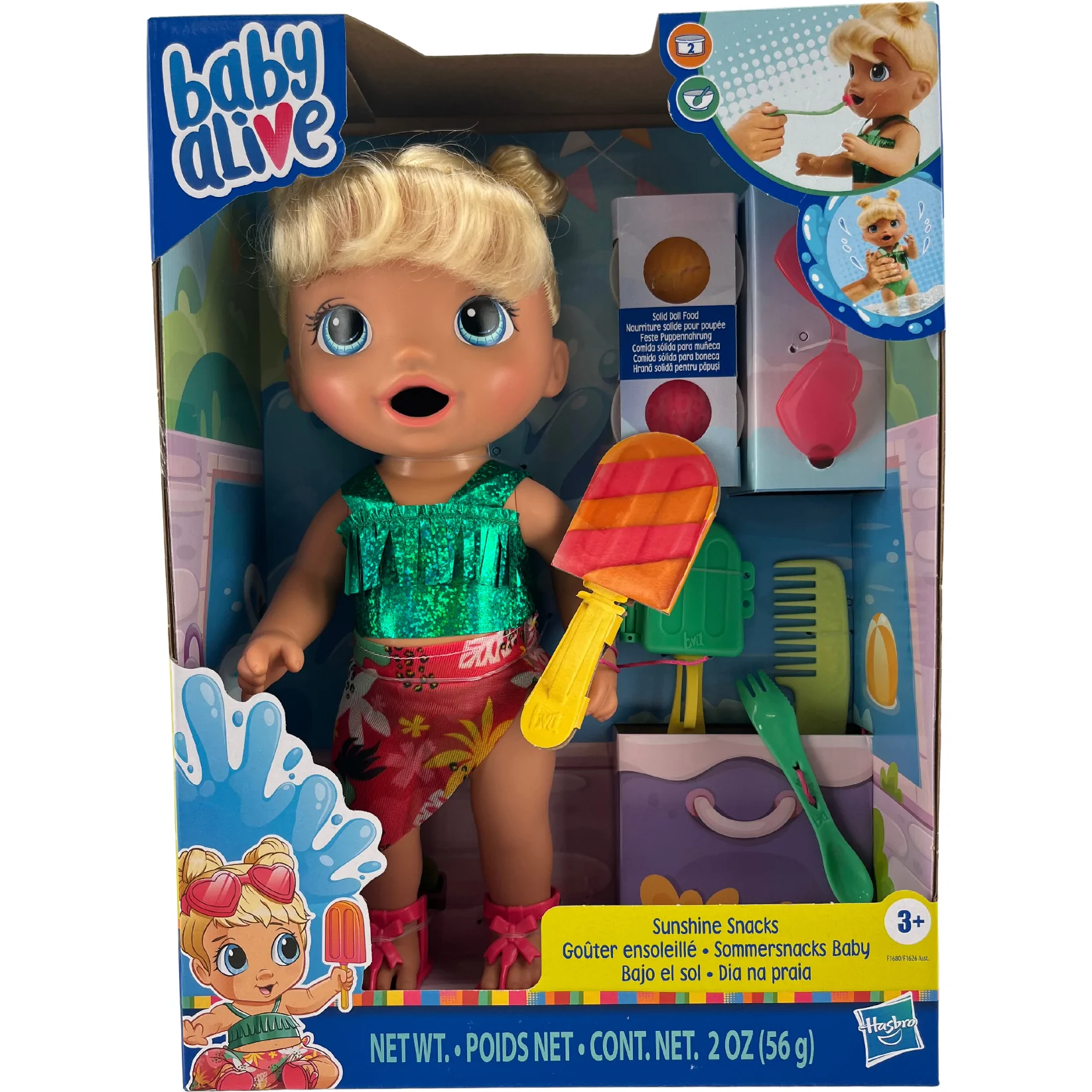 Baby Alive Sunshine Snacks / Baby Doll / Accessories / Children's Doll
