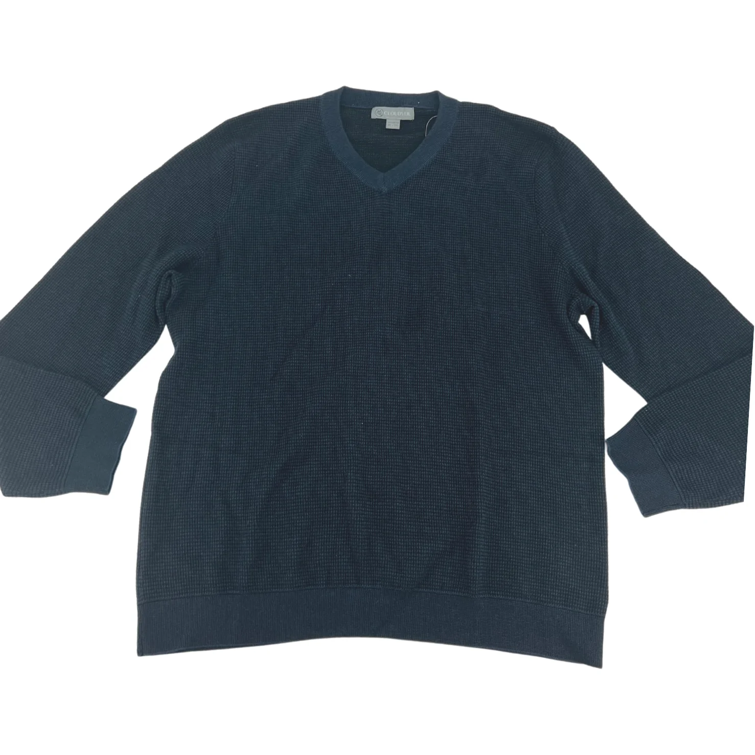 Cloudveil Men's Sweater / Pullover Sweater / Blue & Black / Size XLarge