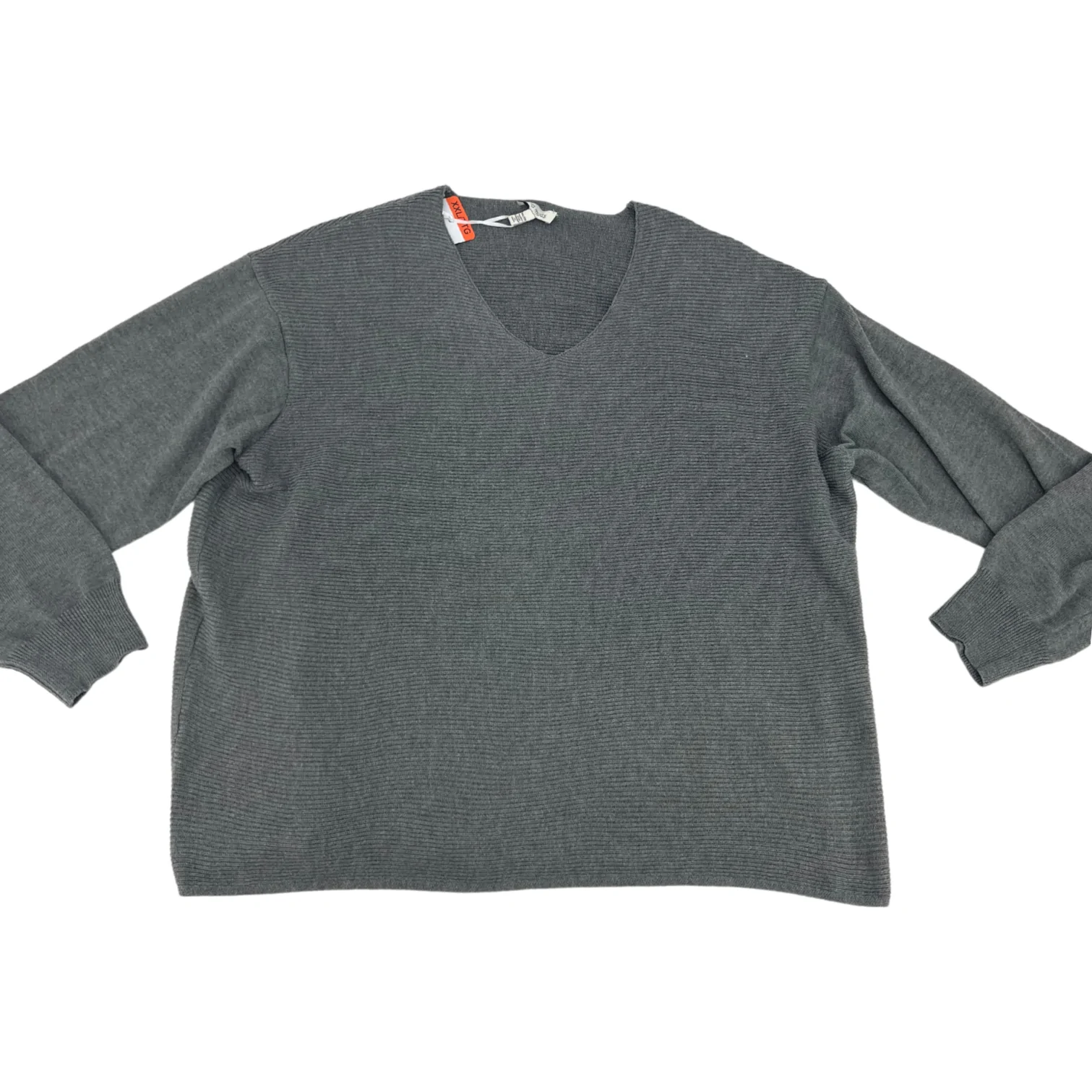 Ella Moss Women's V-Neck Sweater / Pullover Sweater / Grey / Size XXLarge