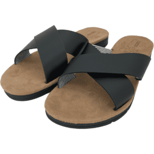 IZOD Women's Sandals / Slip On / Alyssa Sandal / Black / Various Sizes **NO TAGS**