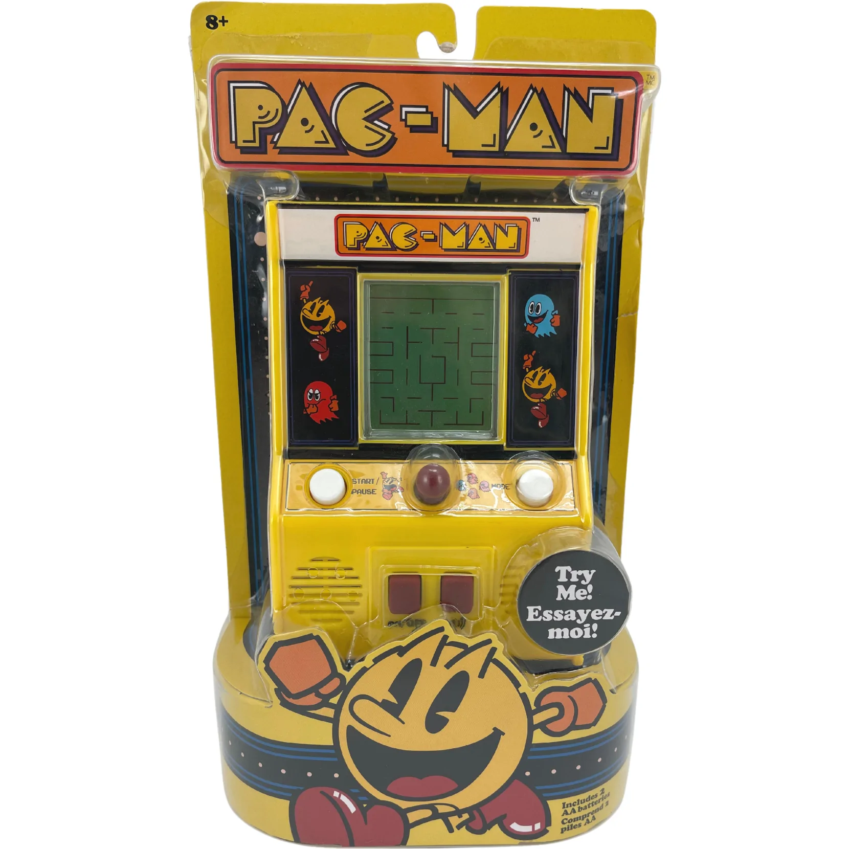 Basic Fun Pac-Man Arcade Game / Classic Arcade Gameplay / 2 Play Modes