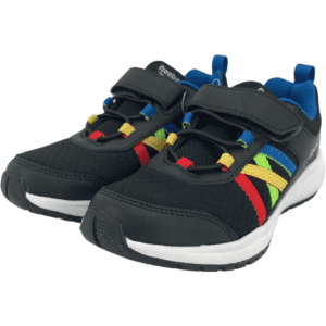 Reebok Boy's Running Shoes / Reebok Road Supreme ALT / Black with Bright Colours / Size 13